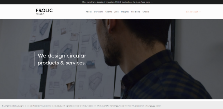 FROLIC Studio: Sustainability-Led Product Design and Innovation