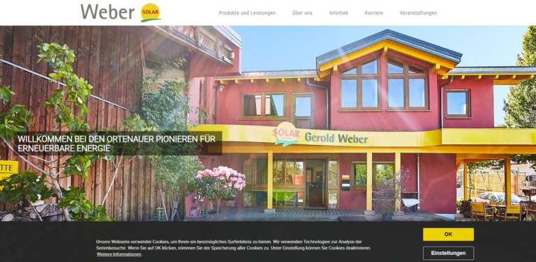 Gerold Weber Solartechnik GmbH: Innovative Renewable Energy Solutions for a Sustainable Future