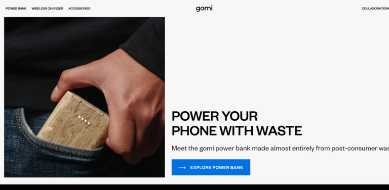 Gomi: Transforming Waste into Functional Tech with Style