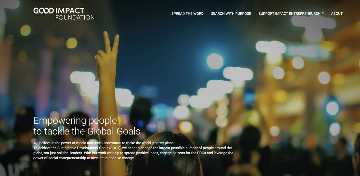 Good Impact Foundation: Empowering Citizens for Global Goals