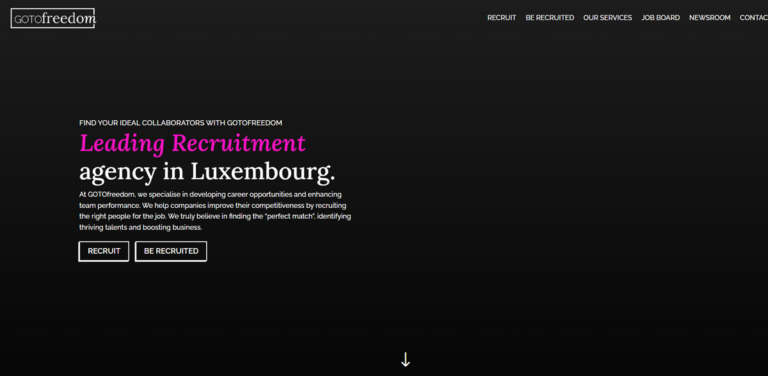 GOTOfreedom: A Recruitment Agency Enhancing Careers and Team Performance