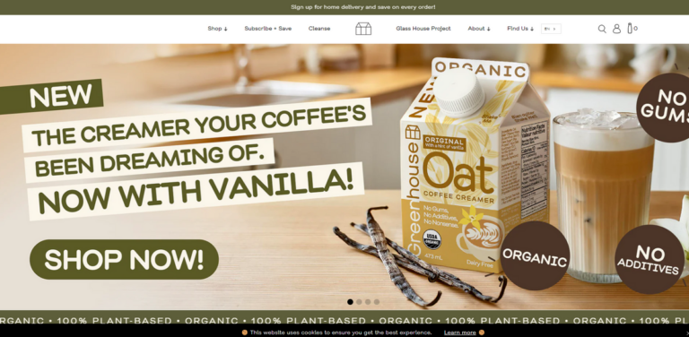 Greenhouse: Organic Beverages for a Healthier Lifestyle