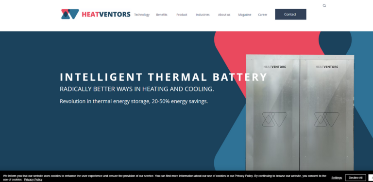 HEATVENTORS: Innovative Thermal Battery Solutions for Efficient Energy Storage