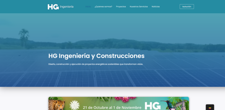 HG Engineering and Construction S.A.S.: Leading Provider of Sustainable Solar Energy Solutions