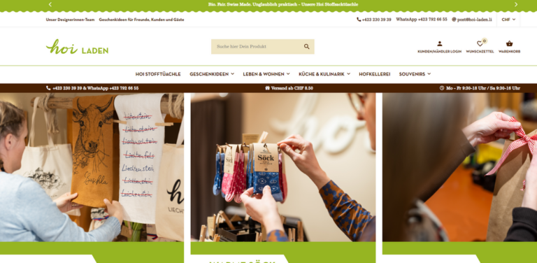 Hoi AG Liechtenstein: A Boutique for Regional Gifts and Souvenirs