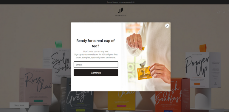 JP’s Originals: High-Quality Whole Leaf Teas for Everyday Enjoyment