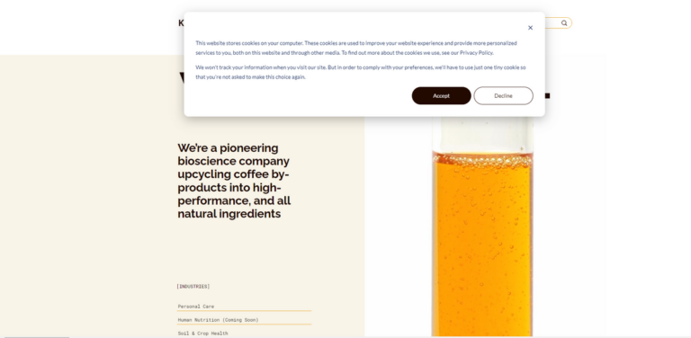 Kaffe Bueno: Transforming Used Coffee Grounds into Valuable Ingredients