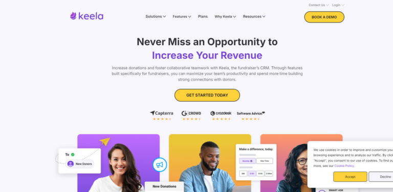 Keela: Intelligent Nonprofit CRM & Donor Management Software for Fundraisers