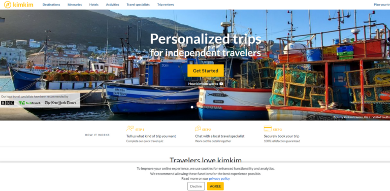 kimkim: Personalized Travel Planning for Authentic Experiences