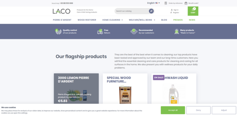 Laco: Quality Cleaning and Well-Being Products Made in France