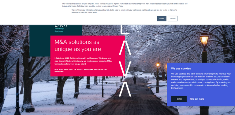 LAVA M&A Advisory: Tailored M&A Solutions for Unique Client Needs