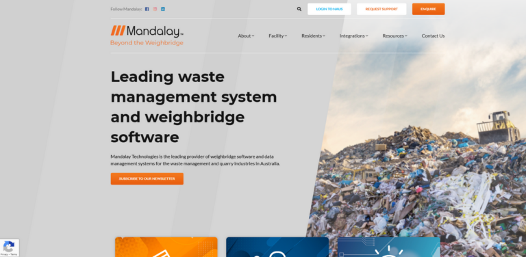 Mandalay Technologies: Leading Weighbridge Software and Data Management for Waste Management