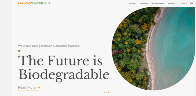 Mango Materials: Creating Sustainable Biodegradable Alternatives to Plastics