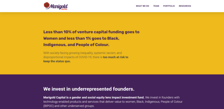 Marigold Capital: Impact Investing for Social and Gender Equity