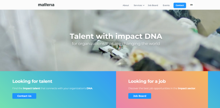 Matteria: Connecting Talent with Organizations for Global Impact