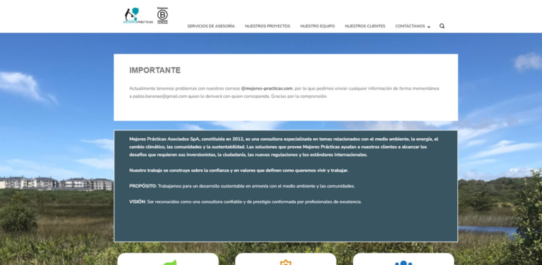 Mejores Prácticas Asociados SpA: Expert Environmental Consulting for Sustainable Development