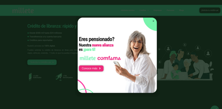 Millete Fintech: Accessible Credit Solutions for Colombian Employees