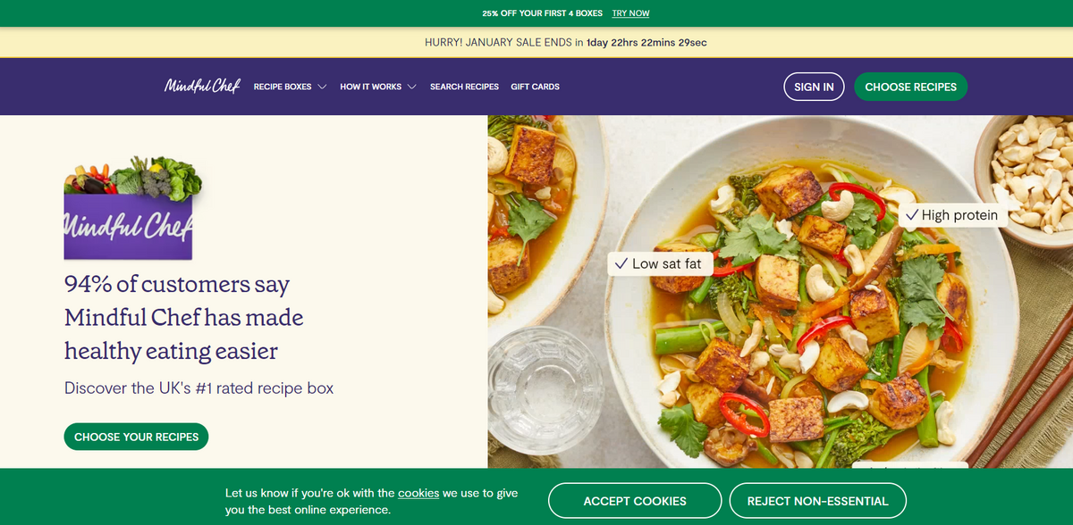 Mindful Chef meal kits
