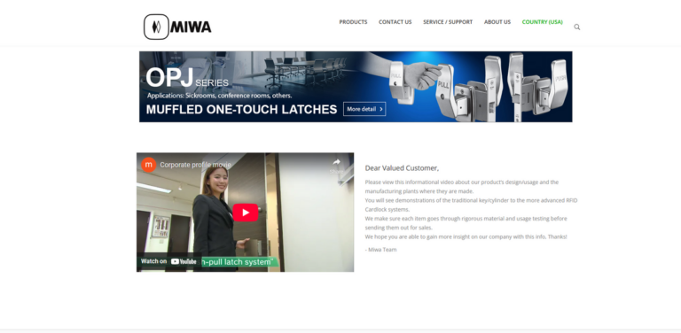 MIWA Lock Co: Quality Door Lock Solutions for Modern Security Needs