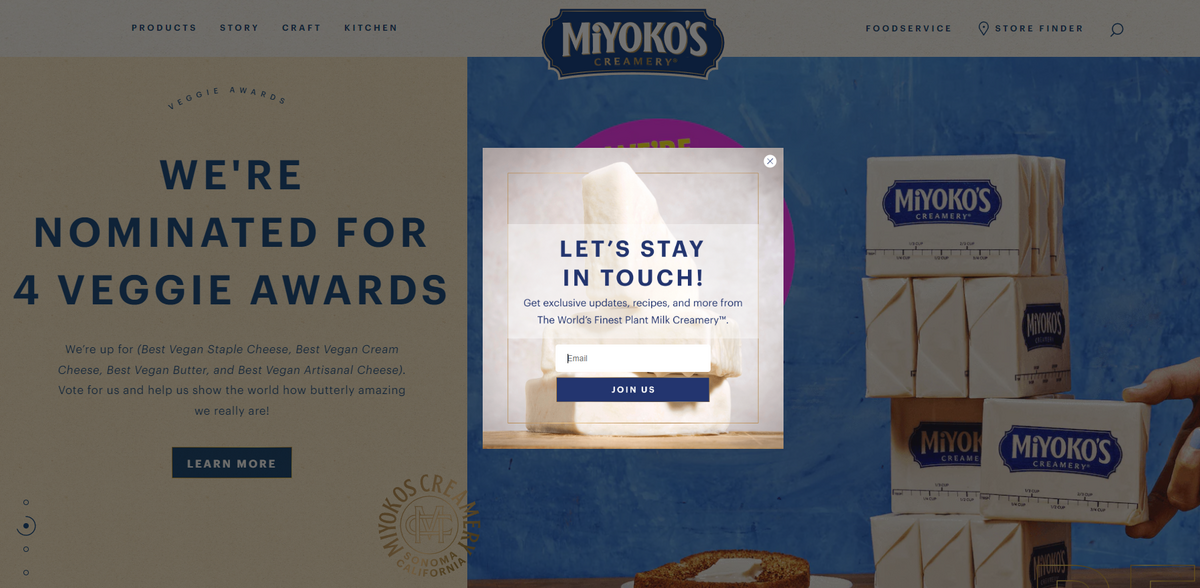 Miyoko’s Creamery vegan butter