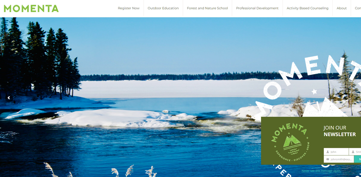 Momenta outdoor education