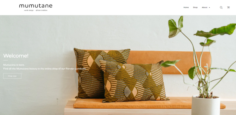 Mumutane: Unique Cushions Blending Nordic Aesthetics and African Culture