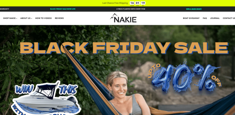 Nakie: Eco-Friendly Hammocks for Sustainable Outdoor Adventures