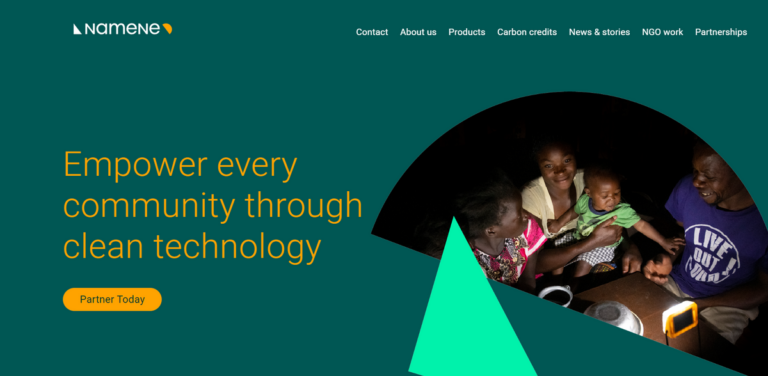 Namene: Empowering Communities with Clean Technology Solutions