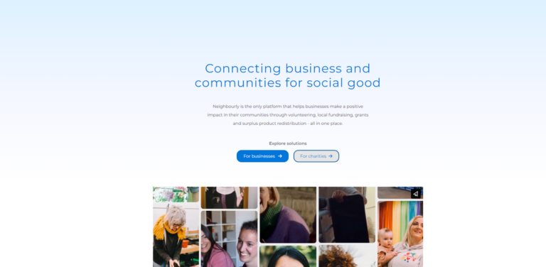 Neighbourly: Connecting Businesses and Communities for Social Good
