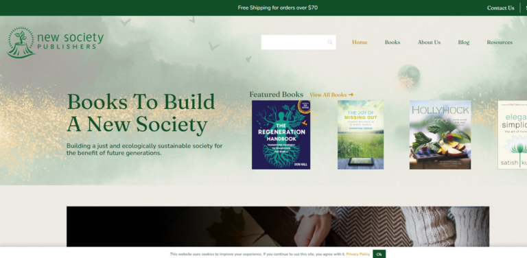 New Society Publishers: Committed to Sustainable Publishing and Social Justice