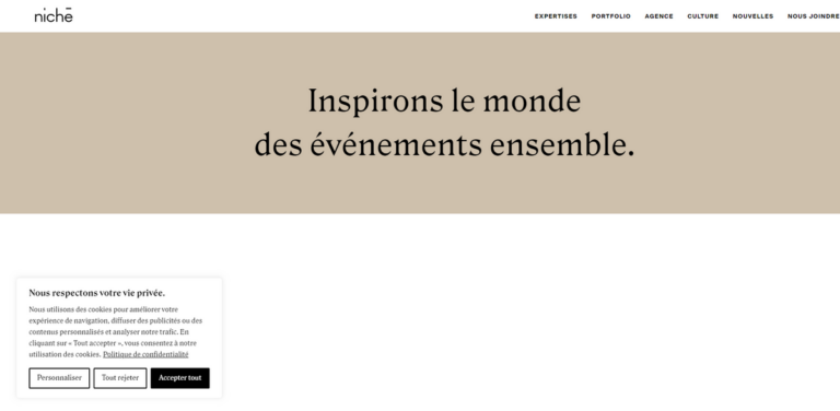 Niché: Transforming Events with Tailored Experiences and Creative Strategies