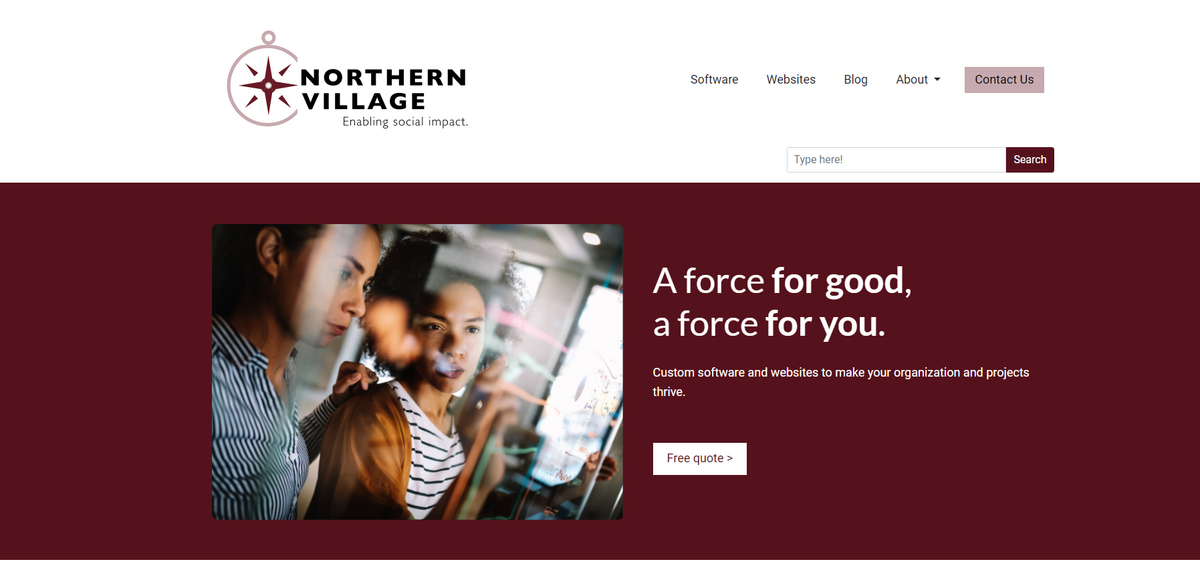custom software solutions for social impact
