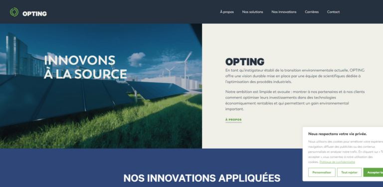 OPTING: Driving Sustainable Industrial Solutions for a Greener Future