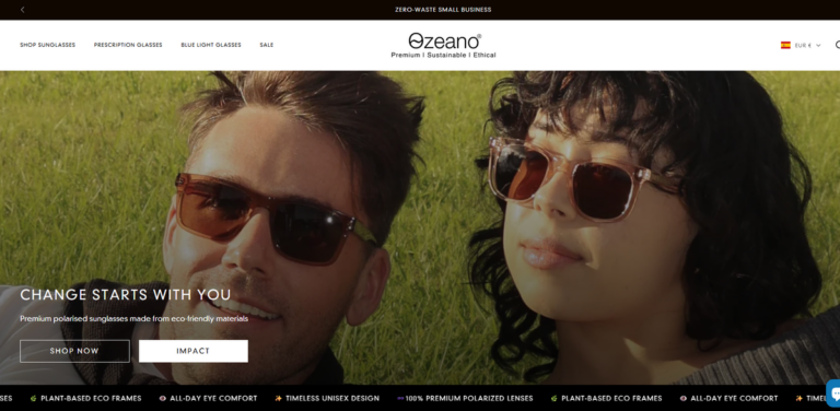 Ozeano Eyewear: Eco-Friendly Sunglasses Inspired by the Ocean