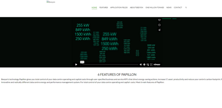 Papillon: Advanced Software Solution for Data Centre Energy Management