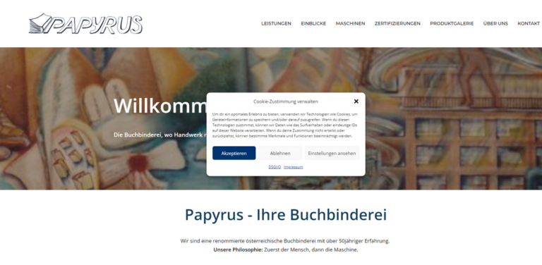 Papyrus: Mastering the Art of Bookbinding with Tradition and Innovation
