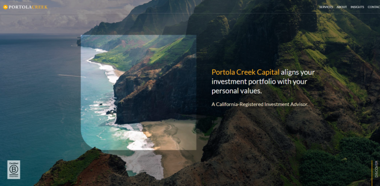 Portola Creek Capital: Values-Based Investment Management for a Sustainable Future