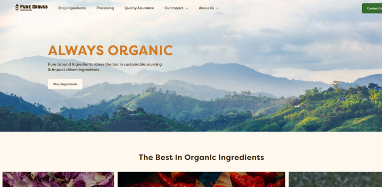Pure Ground Ingredients: Sustainable Sourcing of Organic Herbs and Spices