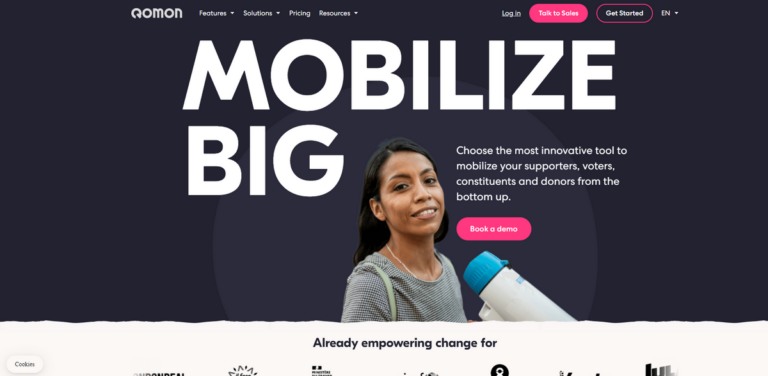 Qomon: Digital Tools for Grassroots Campaign Management