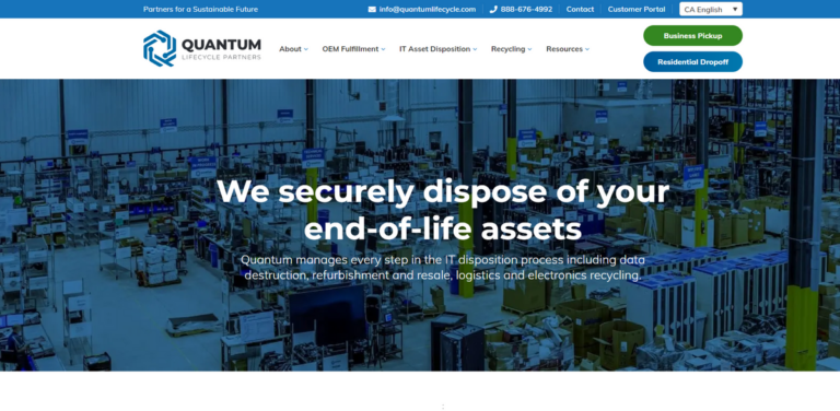 Quantum: Your Trusted Partner for Sustainable IT Asset Disposition