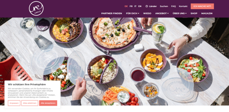 reCIRCLE: Sustainable Reusable Packaging Solutions for Takeaway Catering