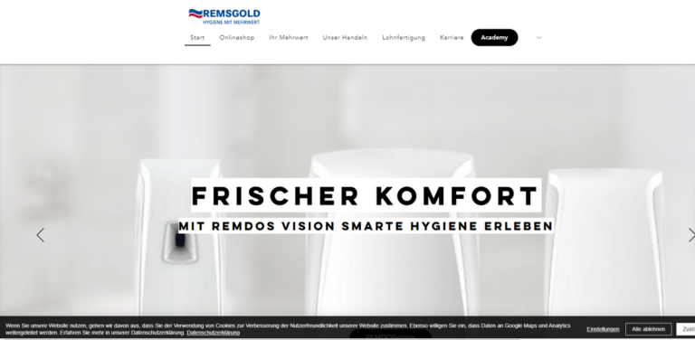 REMSGOLD: Your Partner for Sustainable Hygiene Solutions