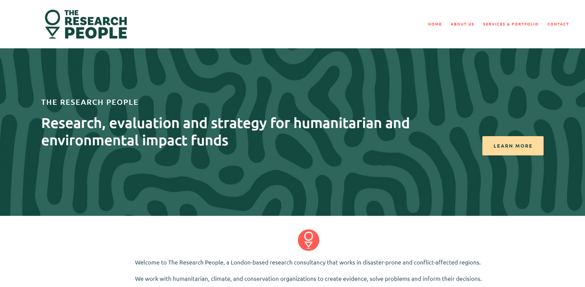 Research consultancy for humanitarian impact