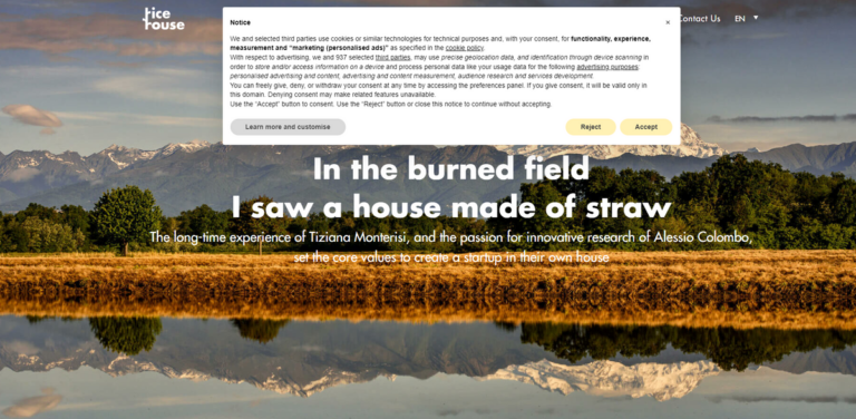 Ricehouse: Transforming Agricultural Waste into Sustainable Building Materials
