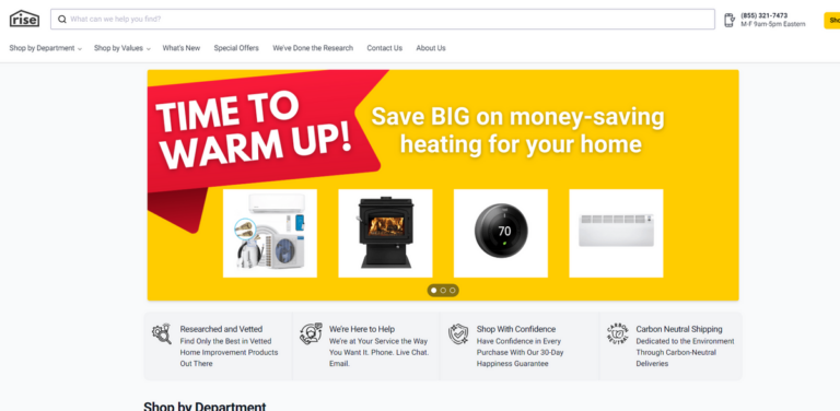 Rise: A Sustainable Shopping Platform for Health, Wealth, and the Planet