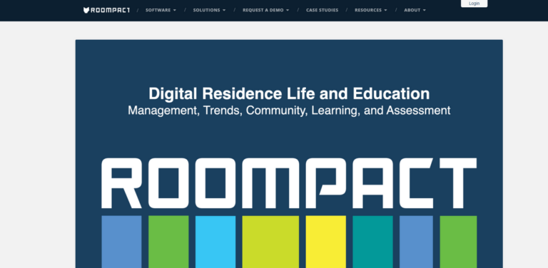Roompact: A Comprehensive Software Solution for Residence Life Professionals