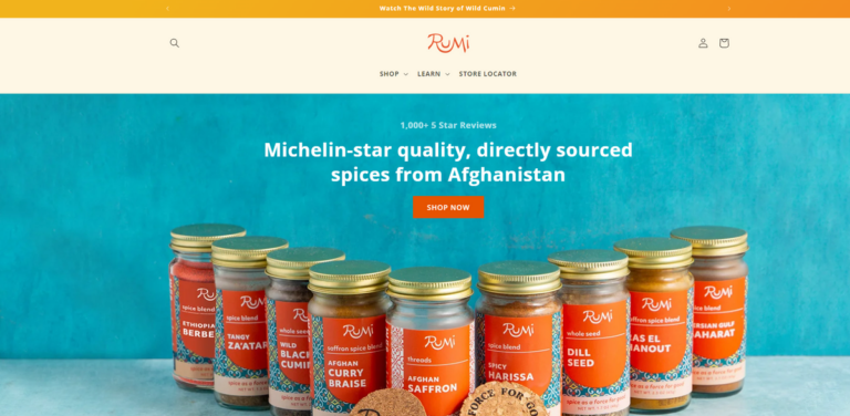 Rumi Spice: Ethically Sourced Afghan Spices Connecting Cultures