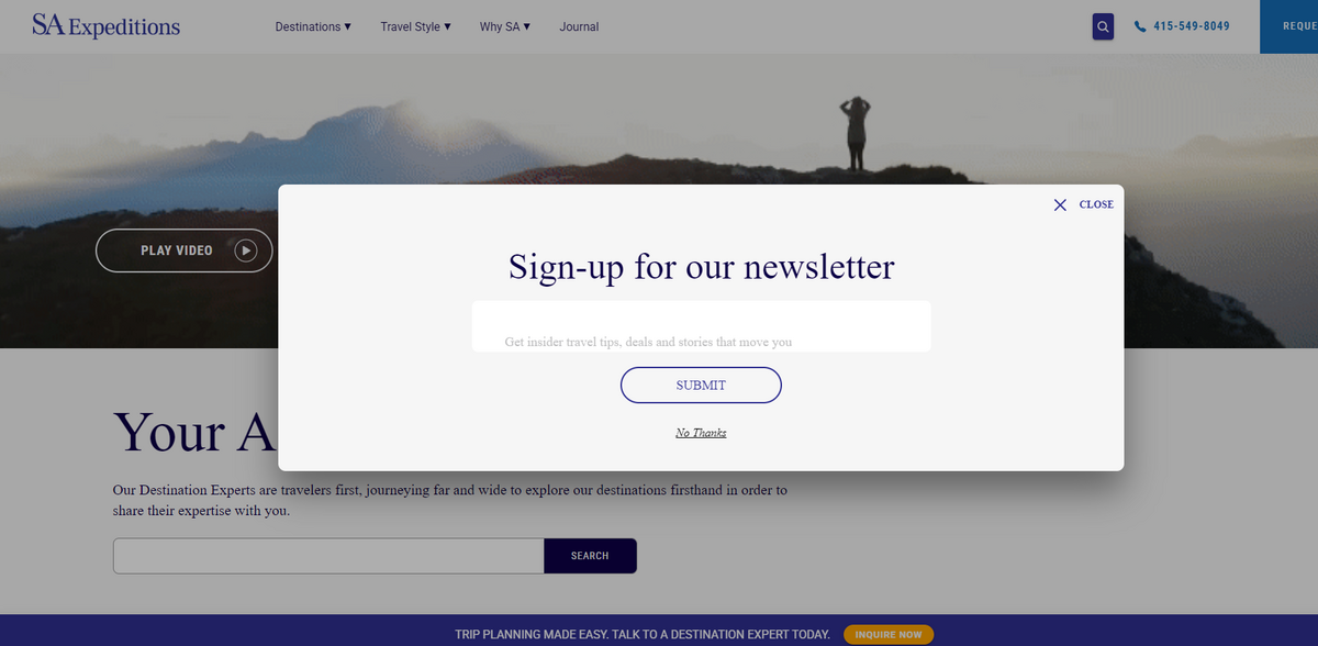personalized travel experiences