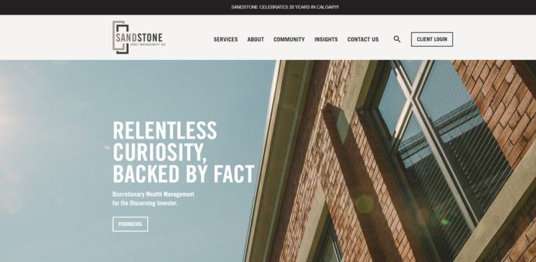 Sandstone Asset Management: Discretionary Wealth Management for High-Net-Worth Investors