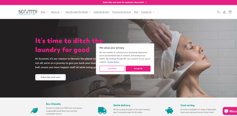 Scrummi: Eco-Friendly Disposable Towels for Salons and Spas